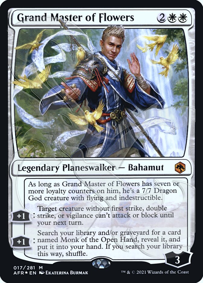 Grand Master of Flowers card front