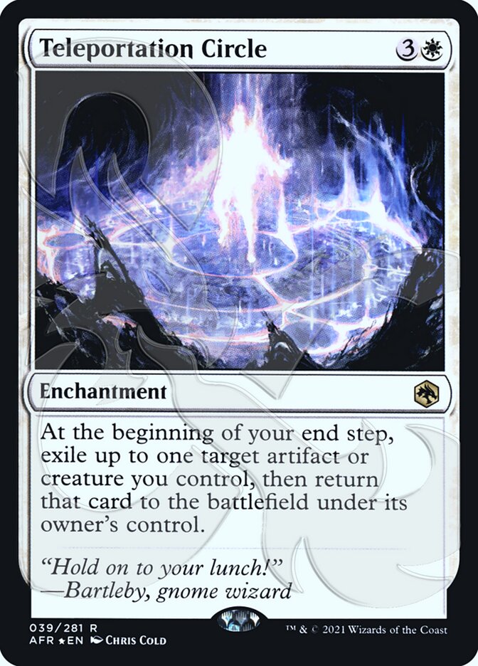 Teleportation Circle card front