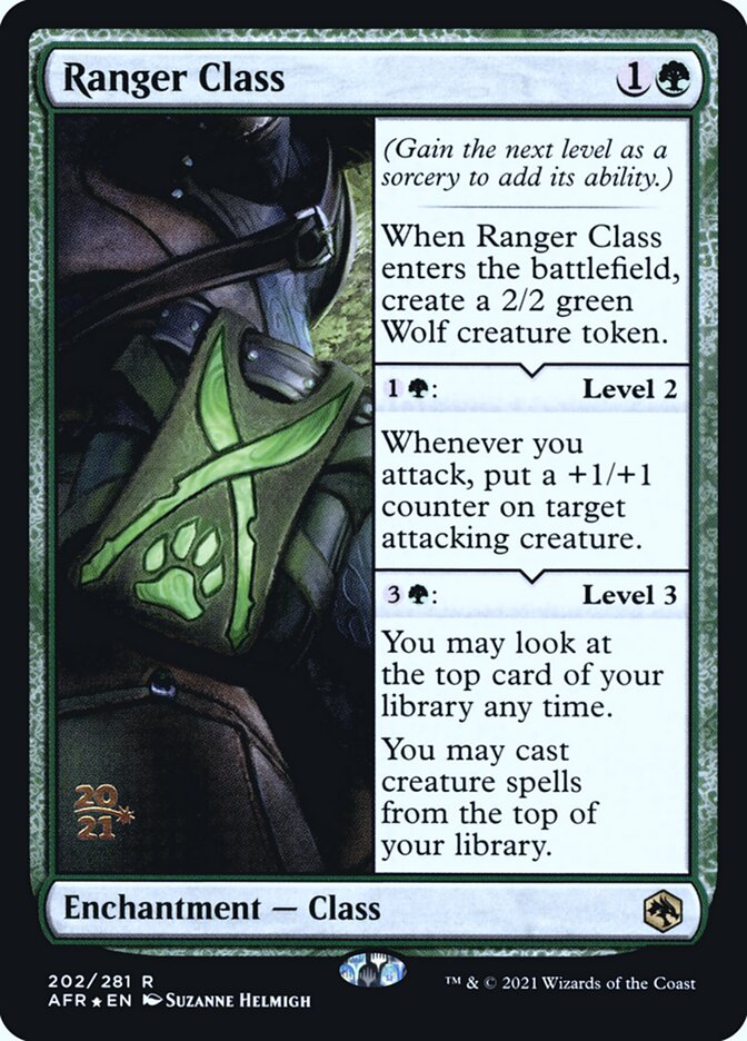 Ranger Class card front