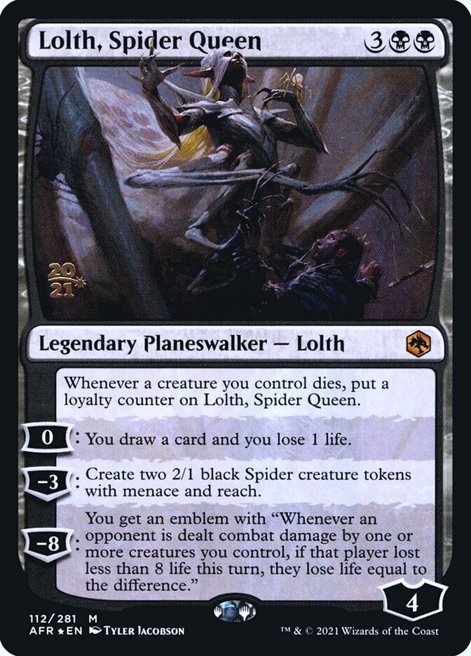 Lolth, Spider Queen card front