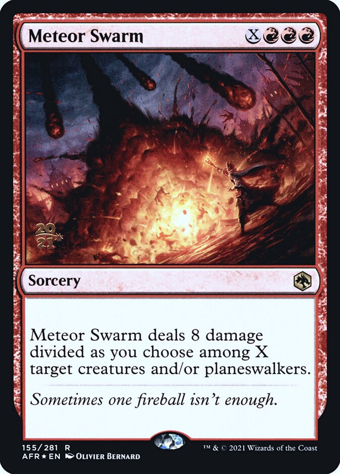 Meteor Swarm card front