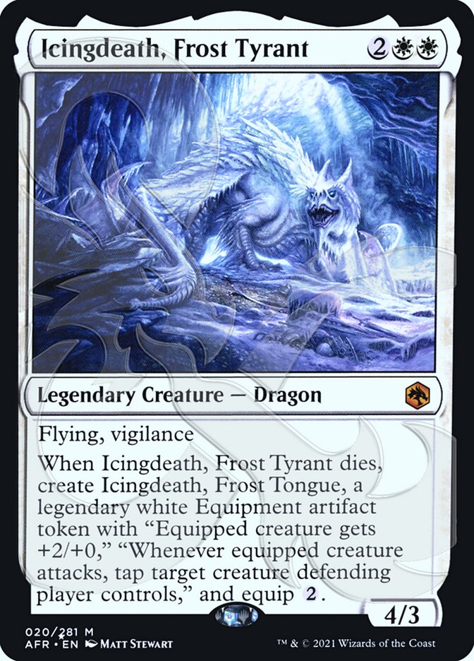 Icingdeath, Frost Tyrant card front