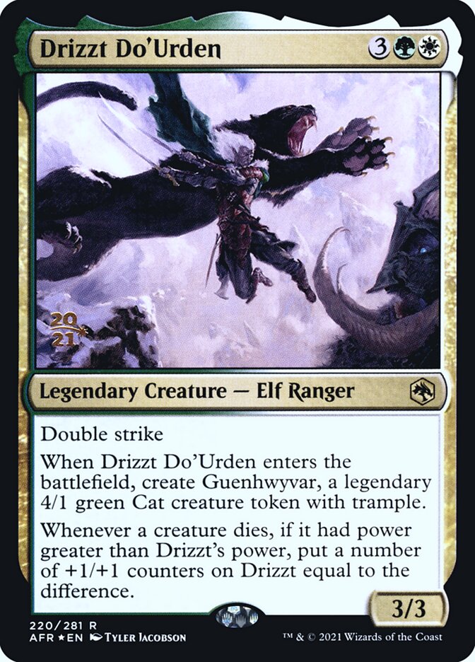 Drizzt Do'Urden card front