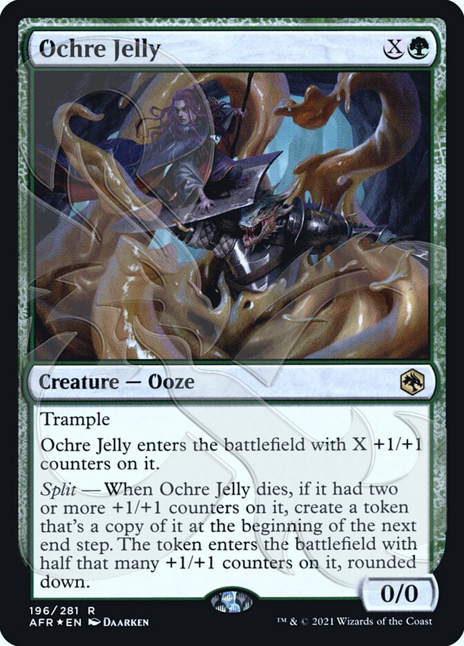 Ochre Jelly card front