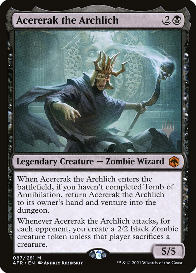 Acererak the Archlich card front