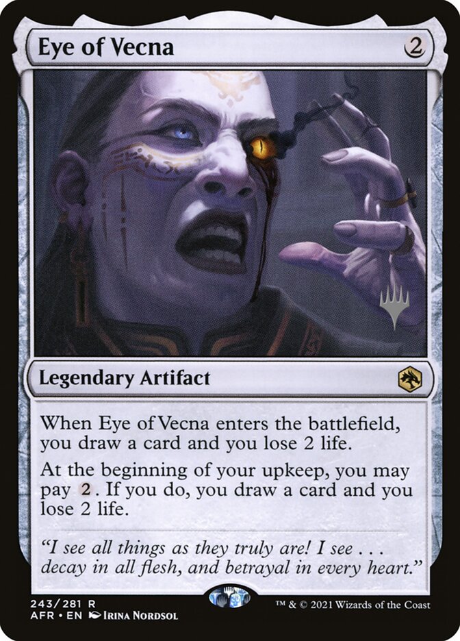 Eye of Vecna card front