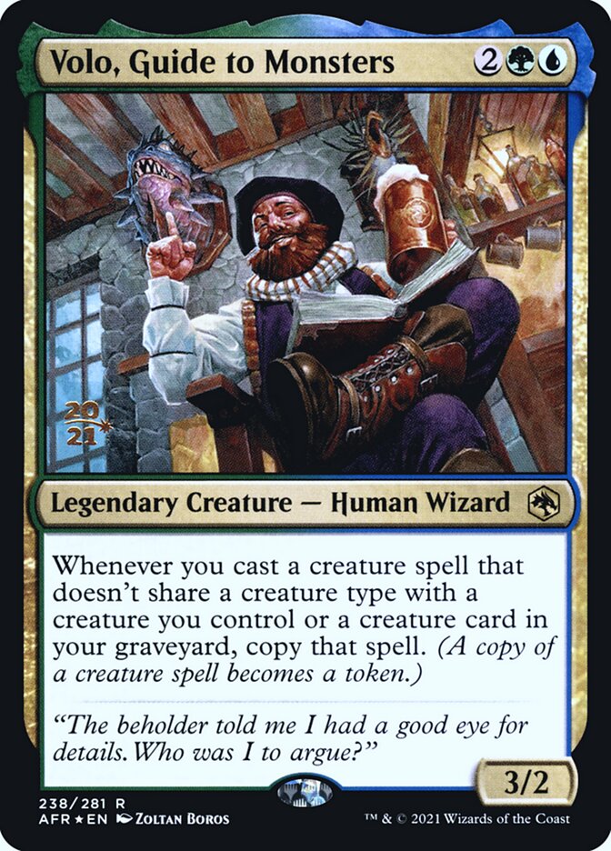 Volo, Guide to Monsters card front