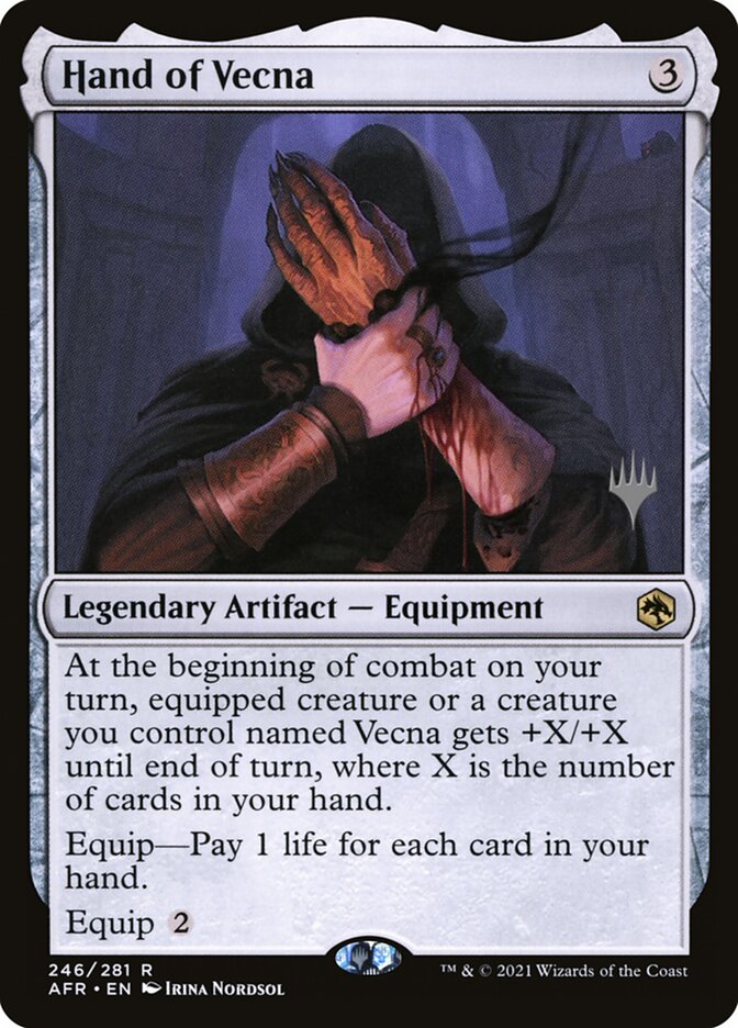 Hand of Vecna card front
