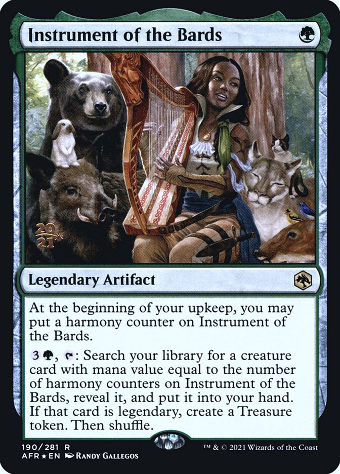 Instrument of the Bards card front
