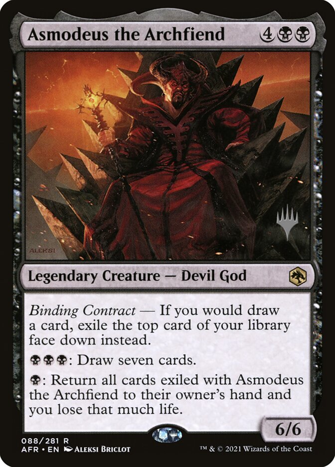 Asmodeus the Archfiend card front