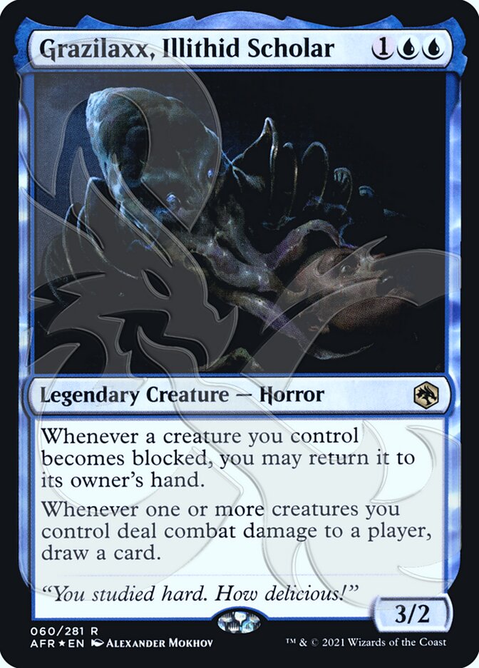 Grazilaxx, Illithid Scholar card front
