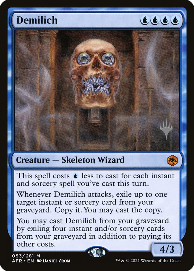 Demilich card front