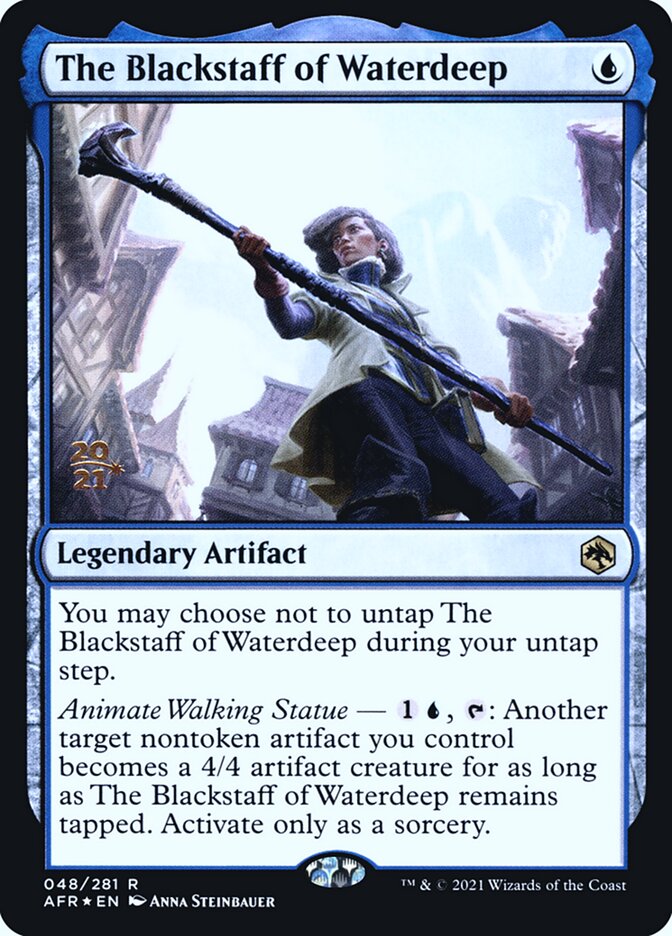 The Blackstaff of Waterdeep card front