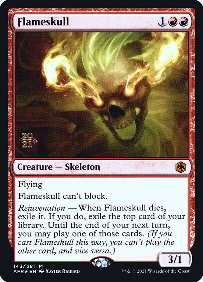 Flameskull card front