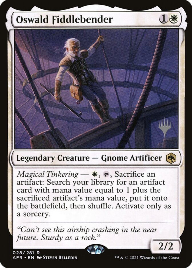 Oswald Fiddlebender card front