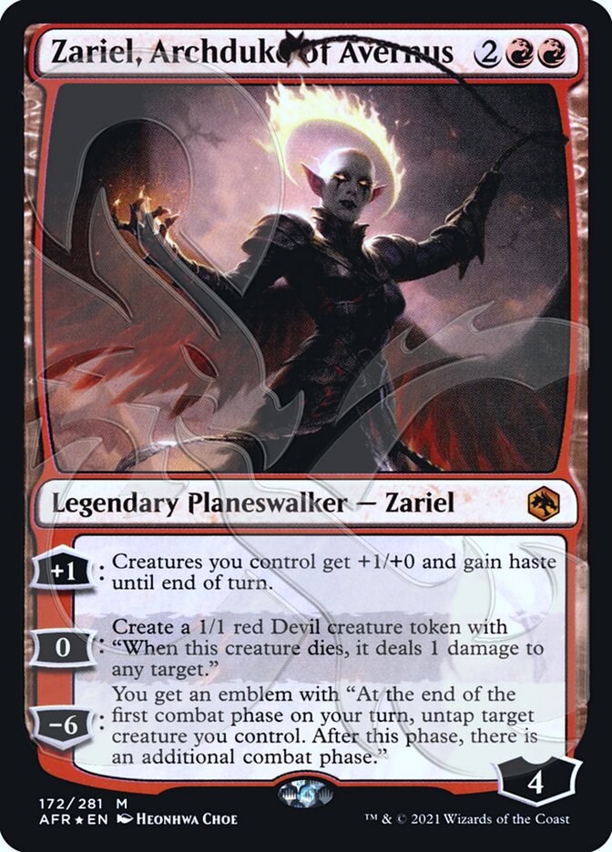 Zariel, Archduke of Avernus card front