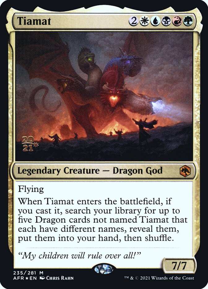 Tiamat card front
