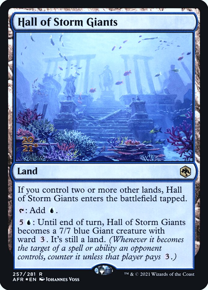 Hall of Storm Giants card front