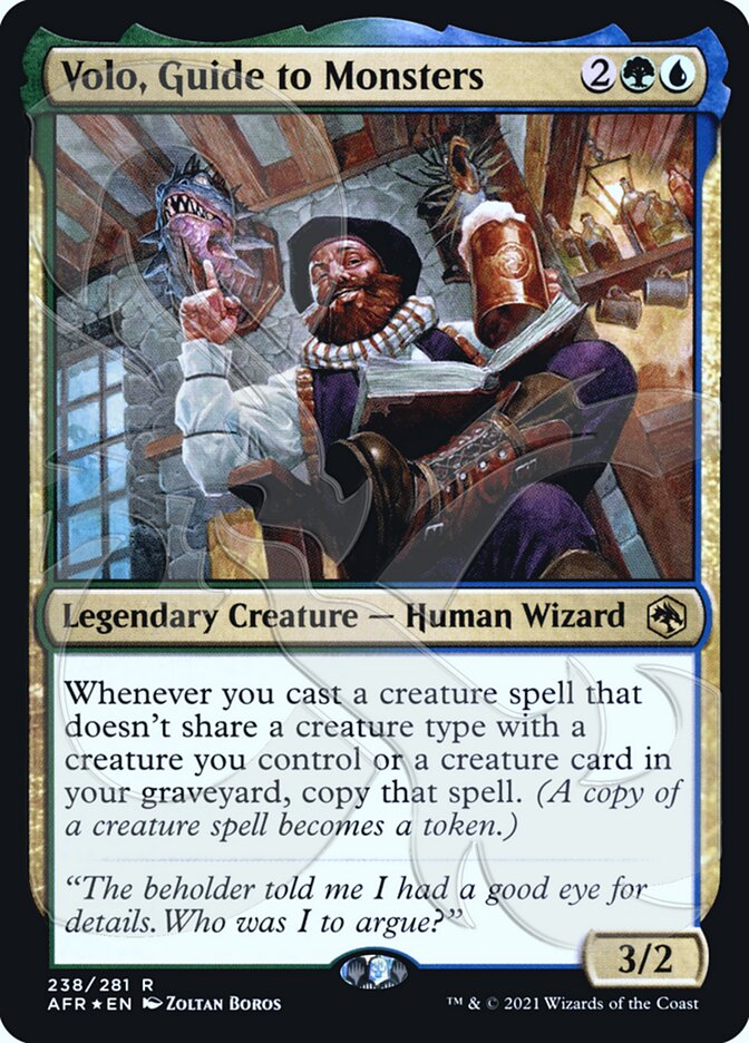 Volo, Guide to Monsters card front