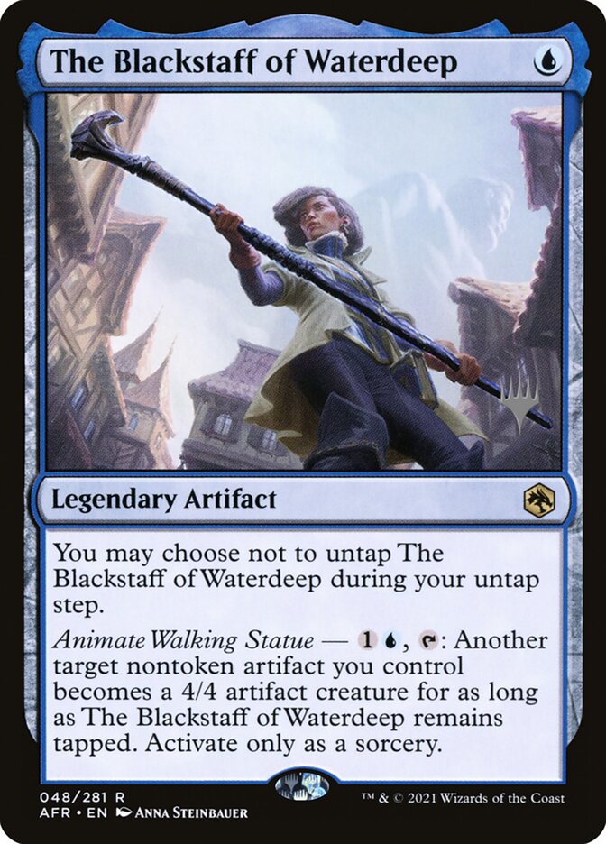 The Blackstaff of Waterdeep card front