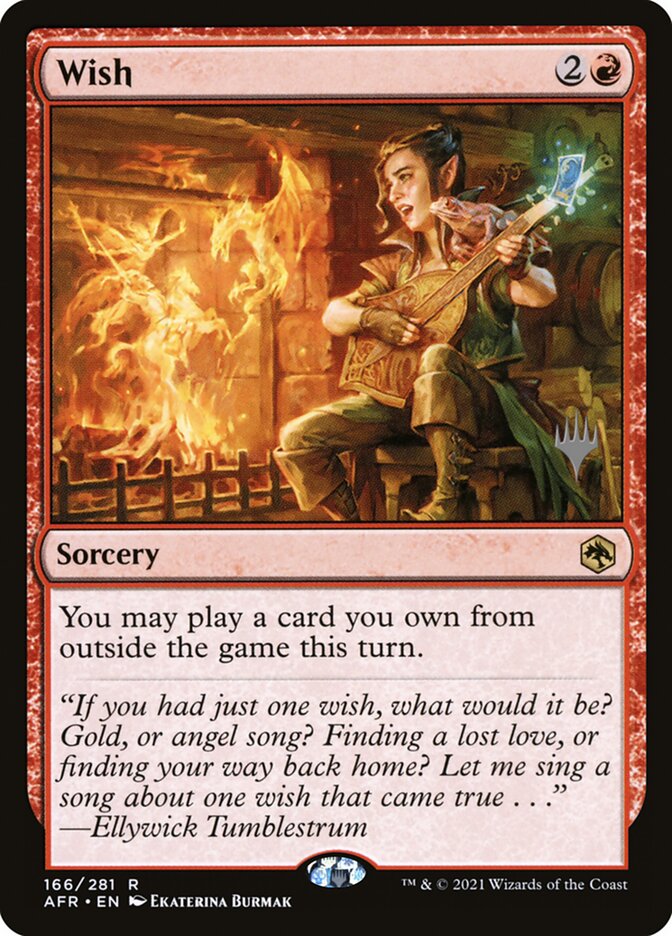 Wish card front