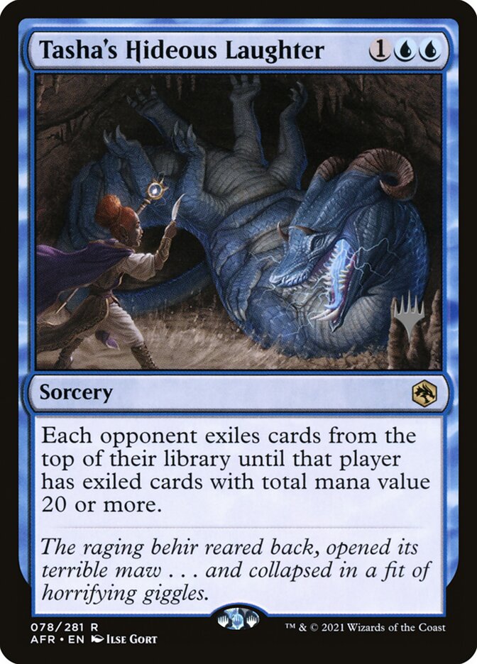 Tasha's Hideous Laughter card front