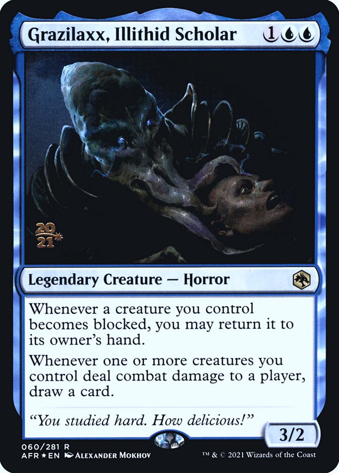 Grazilaxx, Illithid Scholar card front