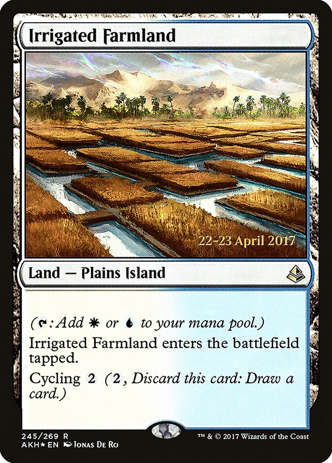 Irrigated Farmland card front