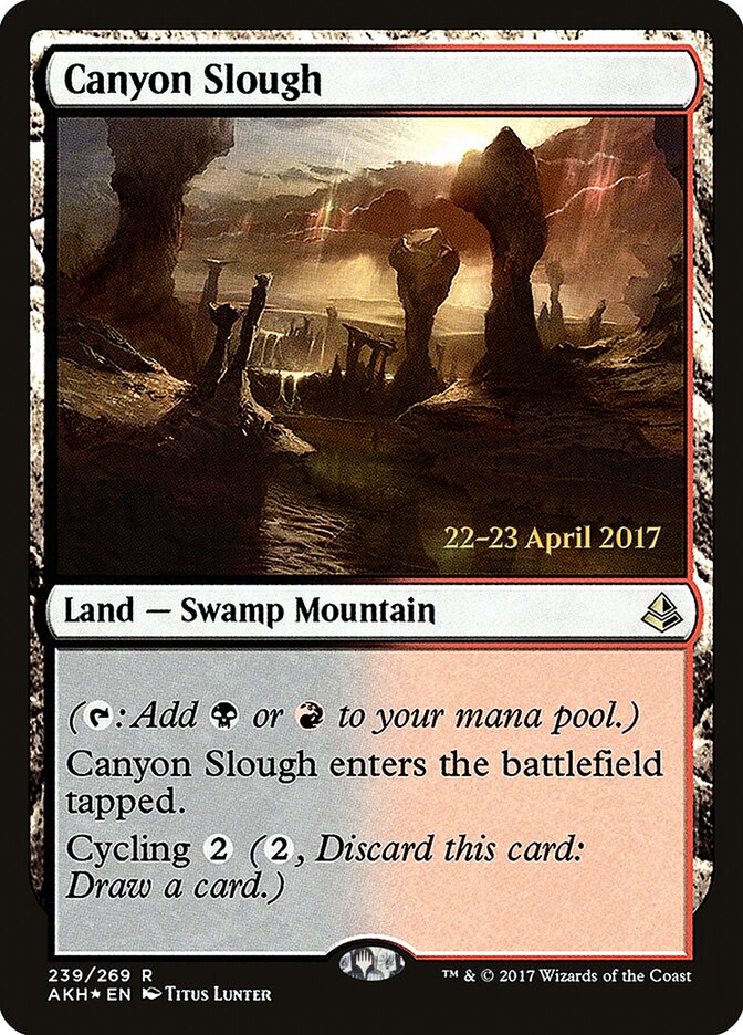 Canyon Slough card front