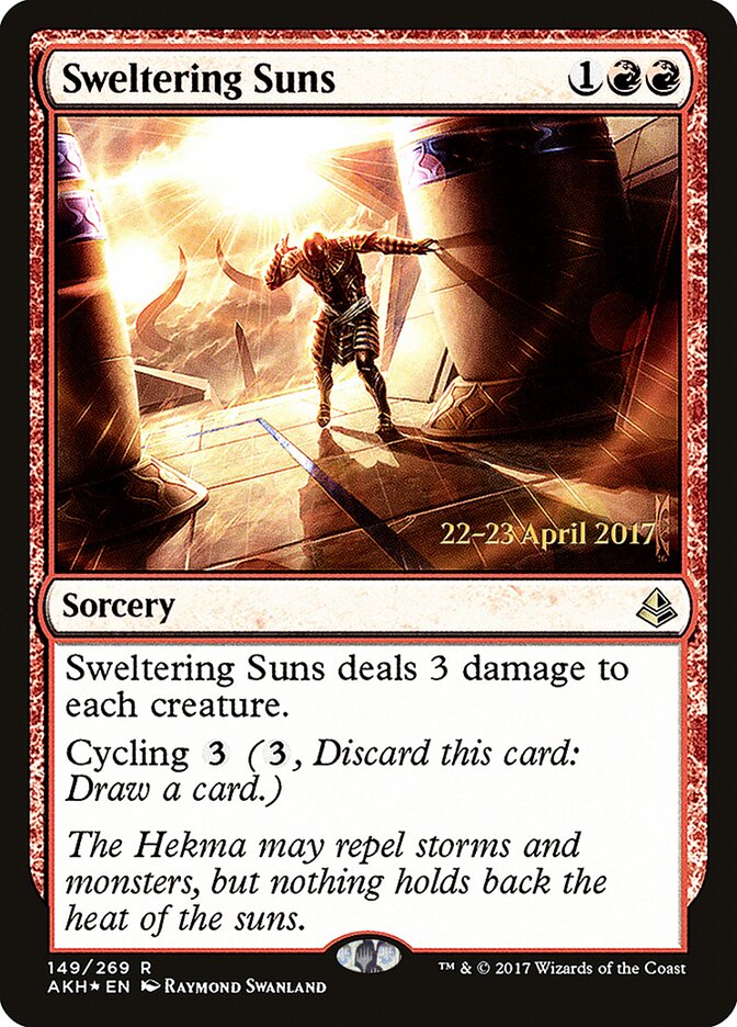Sweltering Suns card front