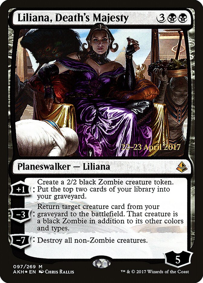 Liliana, Death's Majesty card front