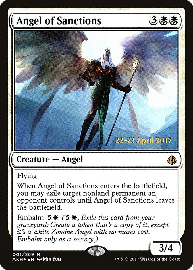 Angel of Sanctions card front