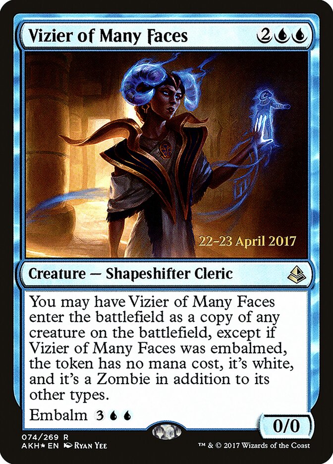 Vizier of Many Faces card front