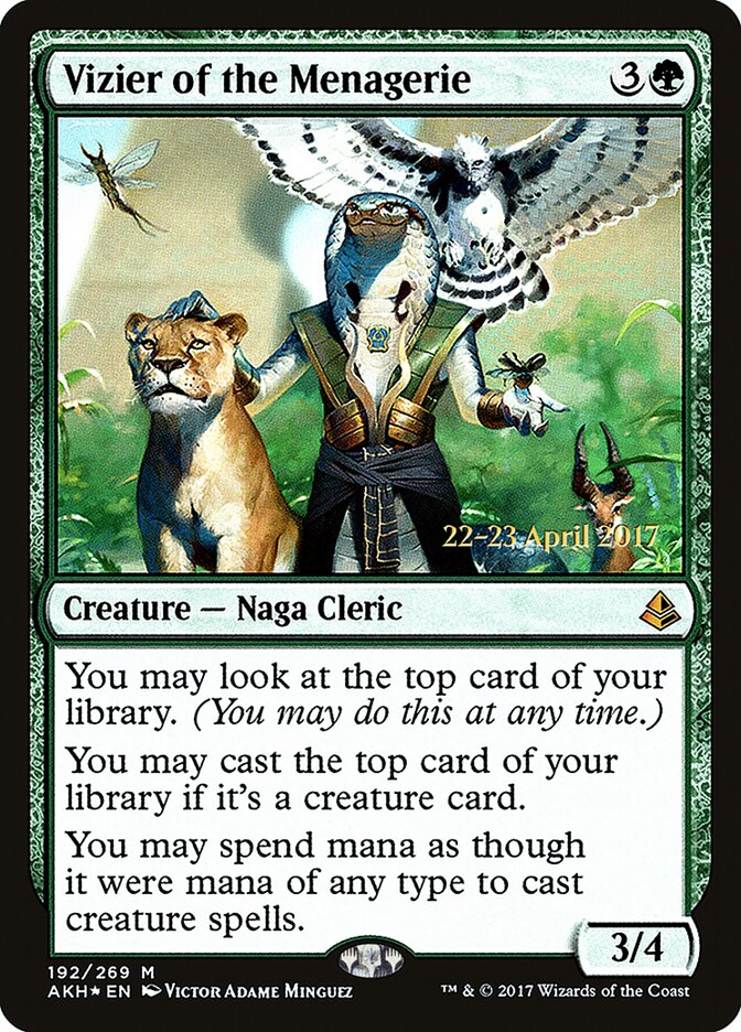 Vizier of the Menagerie card front