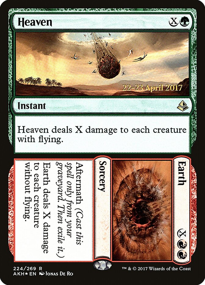 Heaven card front