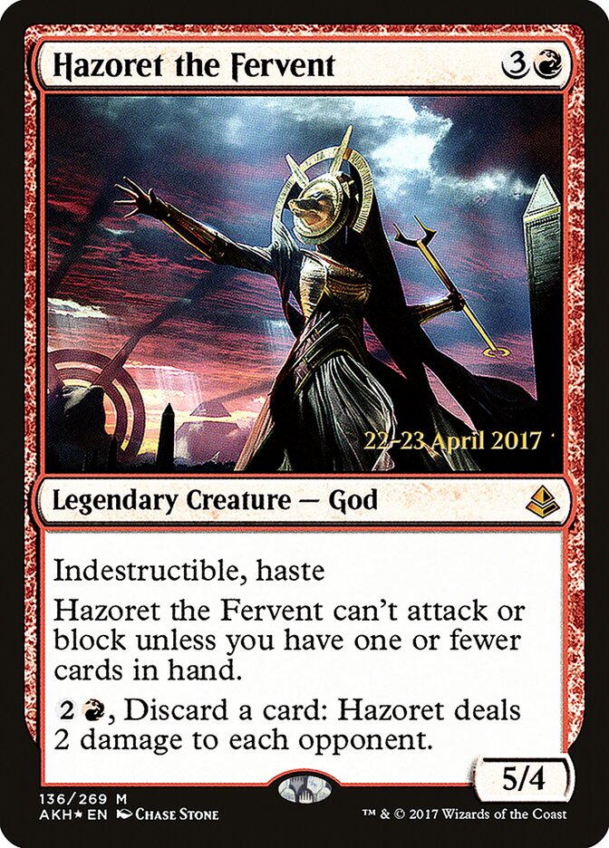 Hazoret the Fervent card front