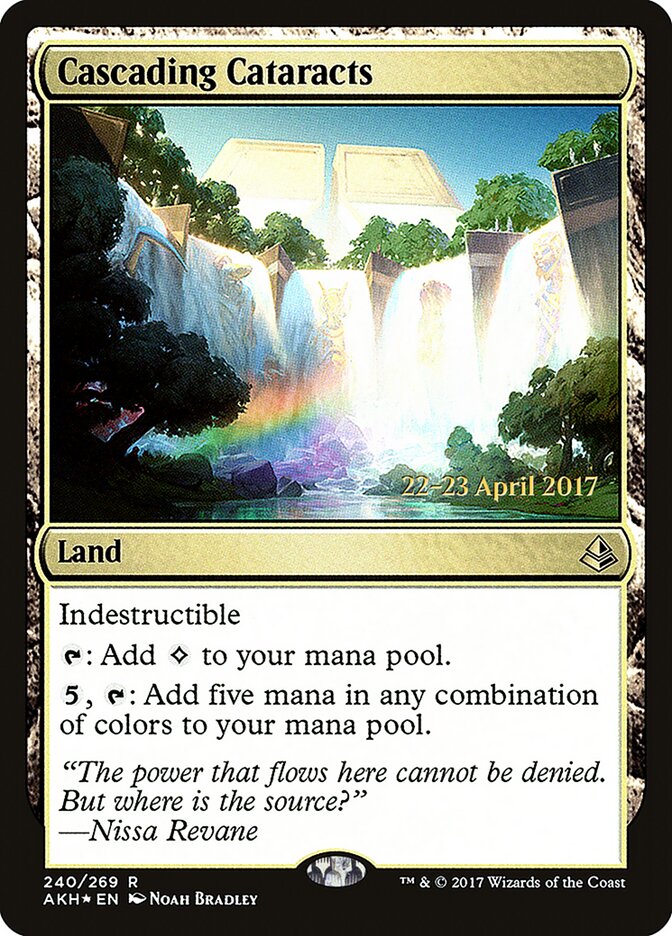 Cascading Cataracts card front