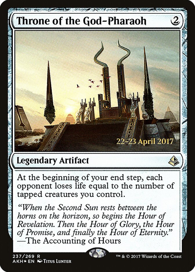 Throne of the God-Pharaoh card front