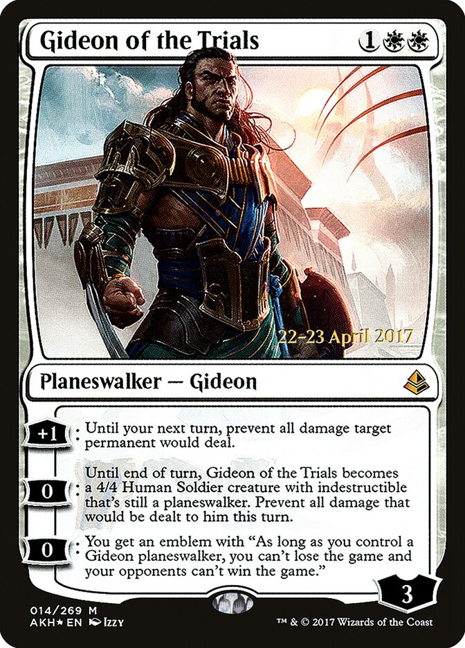 Gideon of the Trials card front