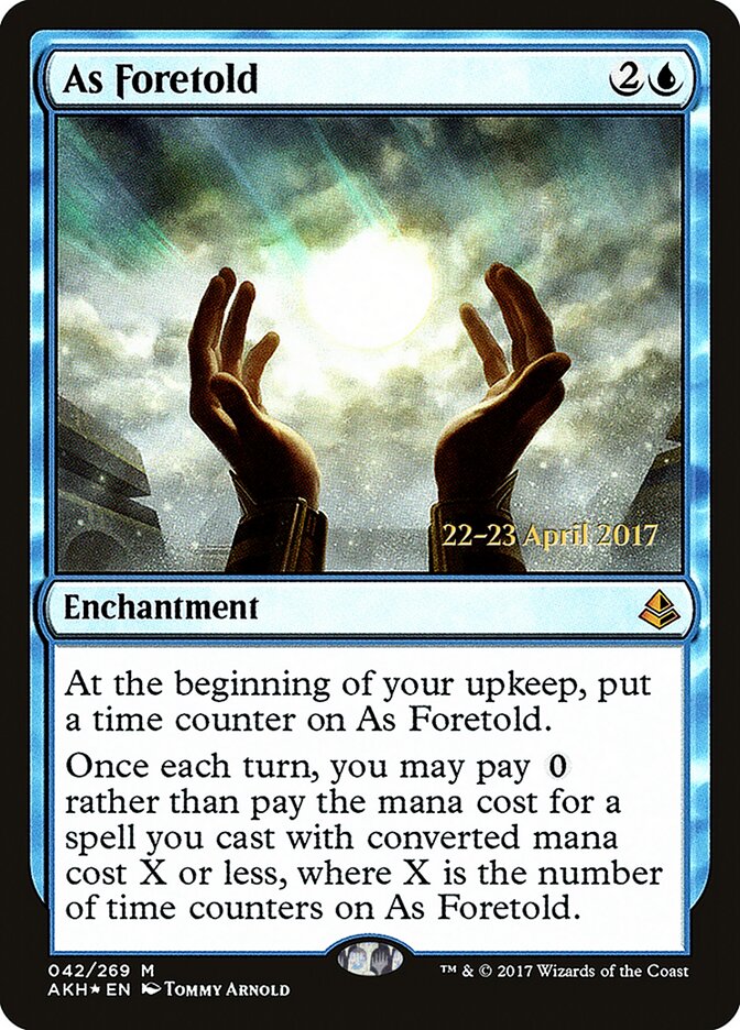 As Foretold card front