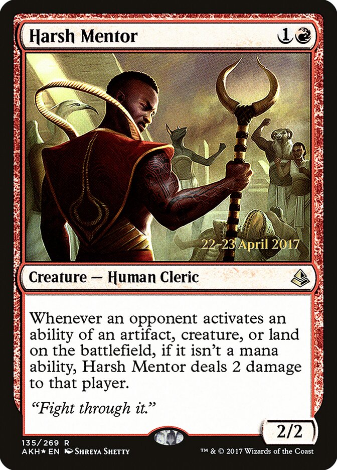 Harsh Mentor card front