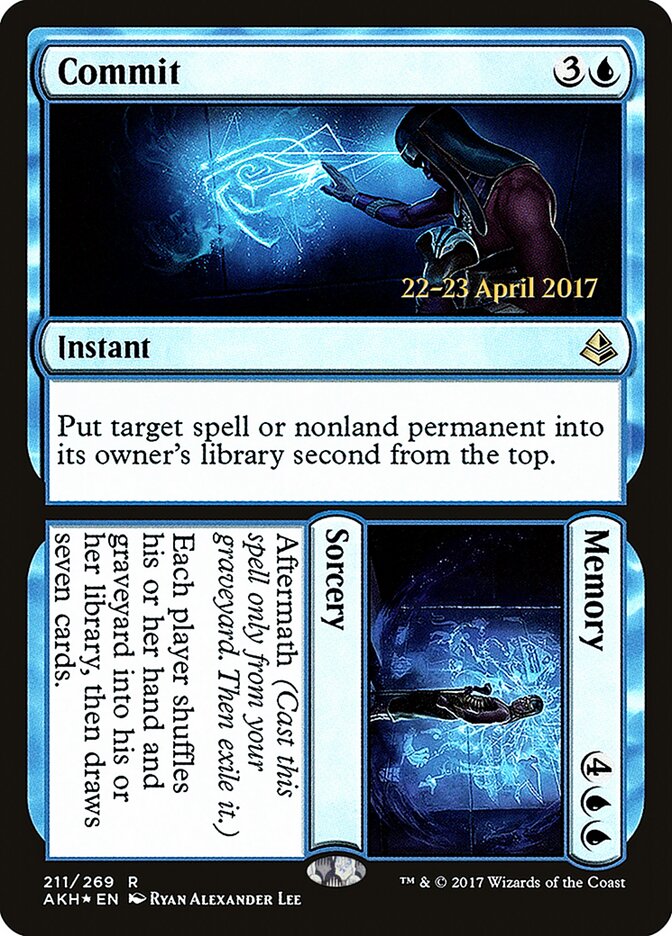 Commit card front