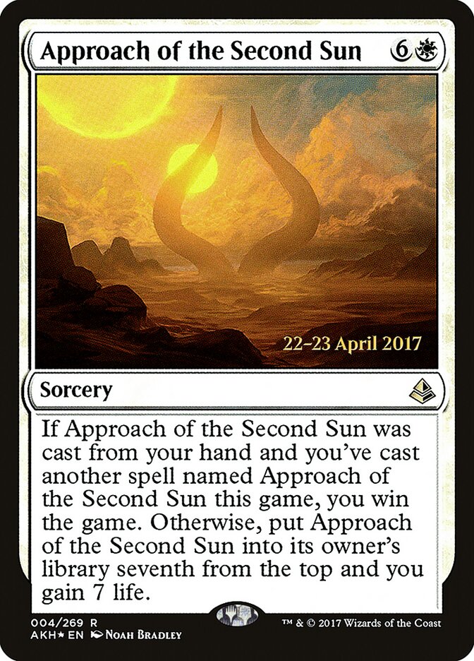 Approach of the Second Sun card front