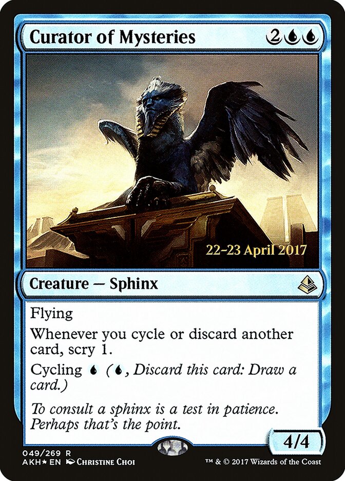 Curator of Mysteries card front
