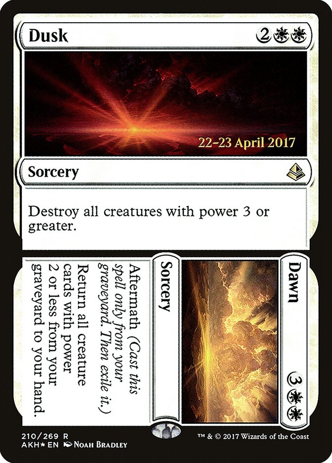 Dusk card front