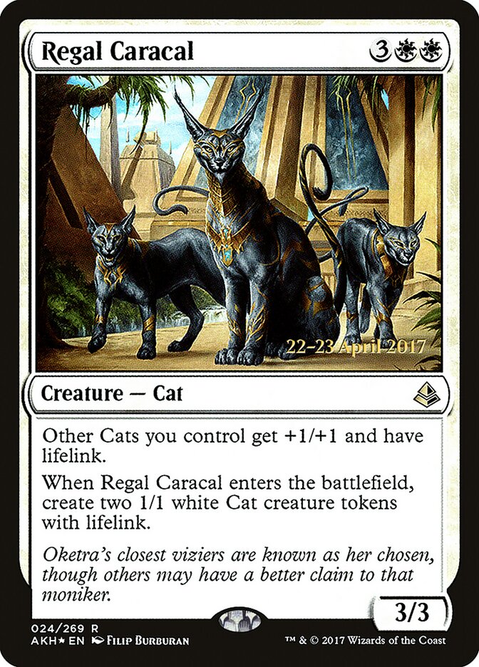 Regal Caracal card front