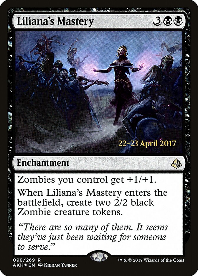 Liliana's Mastery card front