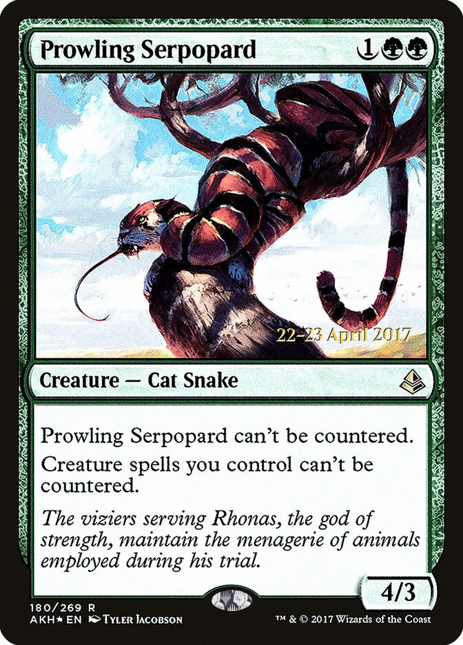 Prowling Serpopard card front