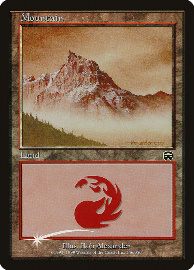 Mountain card front