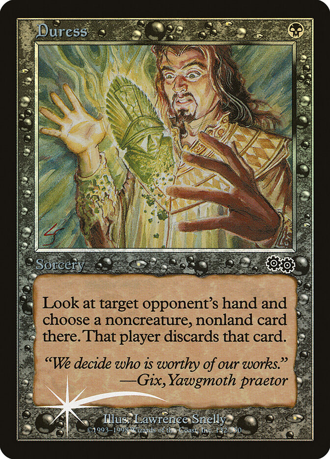 Duress card front